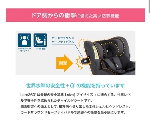 Joie Arc360° ISOFIX チャイルドシート