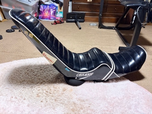 CBX400F 大川三段シート60cm   当時物