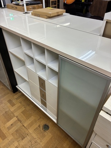 【ジャングル深井店】キッチンボード 白 ホワイト キッチン家具 家具 堺市 深井【FU454】