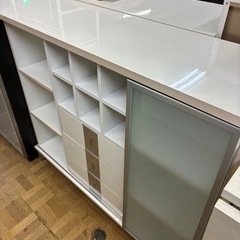 【ジャングル深井店】キッチンボード 白 ホワイト キッチン家具 家具 堺市 深井【FU454】の画像