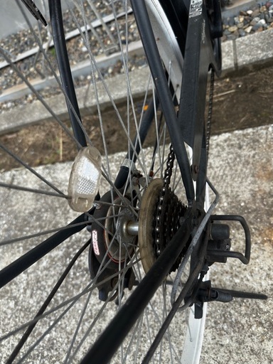 【取引中】27.5インチ 自転車 オートライト 6段変速