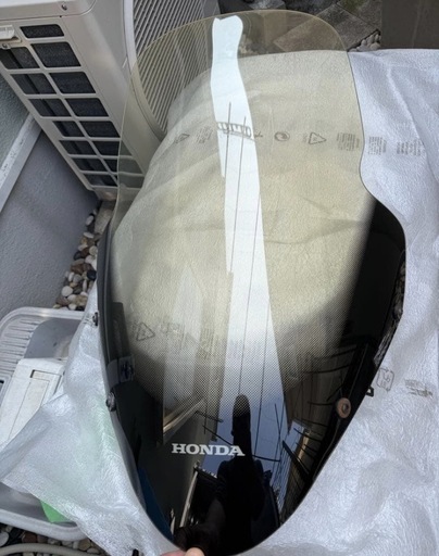 取引中】HONDA PCX JF56/KF18用純正ロングスクリーン(土台付) (沖上