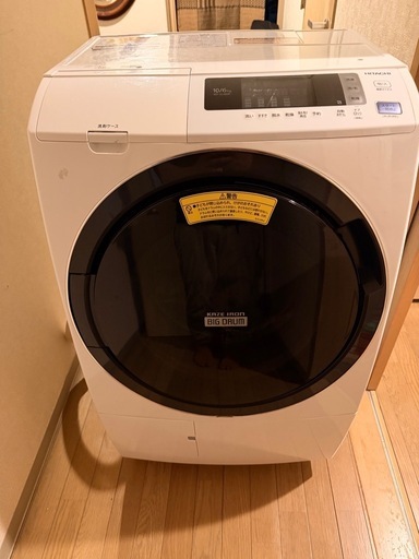 ドラム洗濯機　HITACHI2019年製