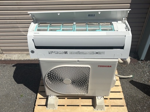 ? 東芝 エアコン 大清快 K-Mシリーズ 6畳用 室内機・室外機セット【2023年モデル】