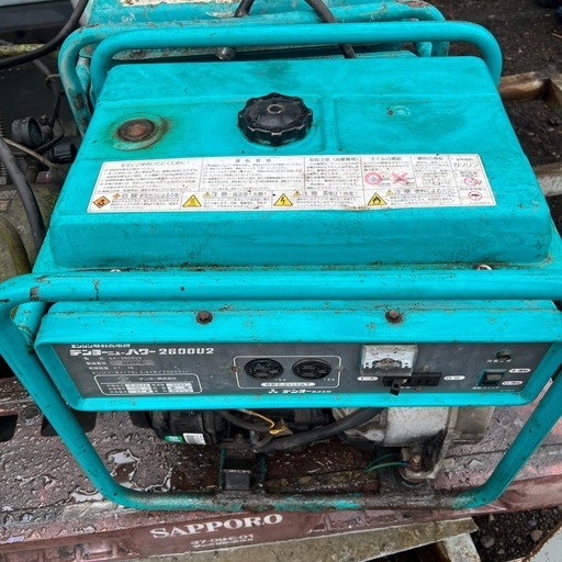 発電機　デンヨーニューパワー2600U2 ②