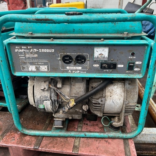 発電機　デンヨーニューパワー2600U2 ①