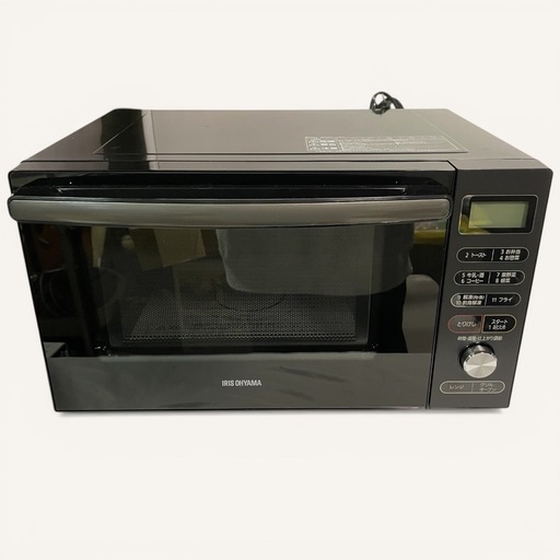 天) 582.アイリスオーヤマ オーブンレンジ MO-F1805-B 2022年製 美品