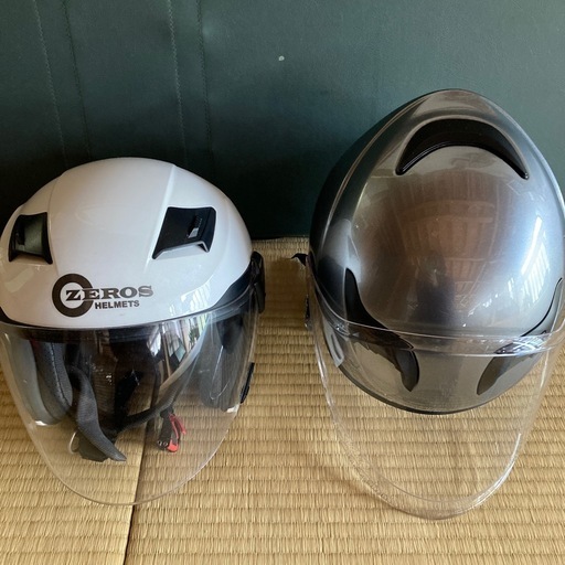 バイクのヘルメット2セット