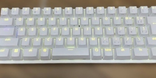 RAZER HUNTSMAN MINI ゲーミングキーボード ホワイト(日本語配列)