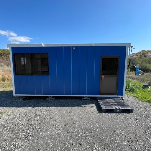 土地65坪◎キャンプ場や資材置き場、プライベートに！！プレハブコンテナ、仮設トイレ付、整地済