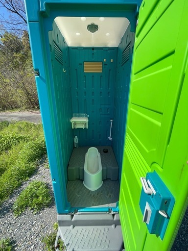 土地65坪◎キャンプ場や資材置き場、プライベートに！！プレハブコンテナ、仮設トイレ付、整地済