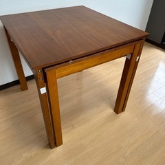 「決まりました」ダイニングテーブル 幅80cm 伸長式の画像