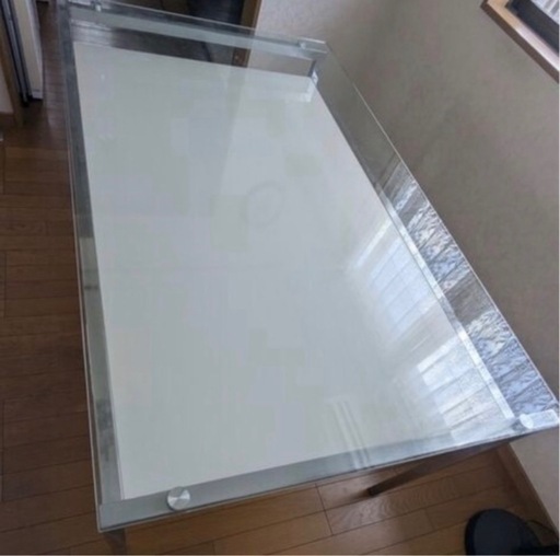 ガラストップダイニングてーテーブル (ひもの) 太秦のテーブル 
