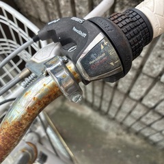 🍀子供自転車　　　前輪後輪共にパンクしています！ジャンクの画像