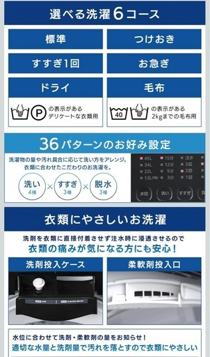 【新品未使用‼️】アイリスオーヤマ 洗濯機 4.5kg ブラック 