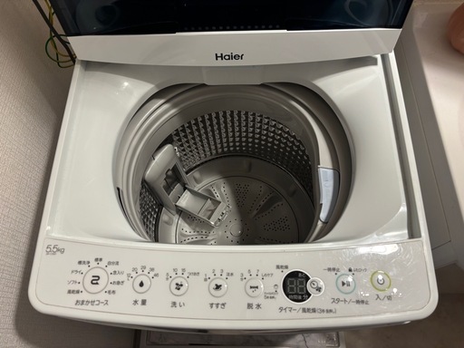 【5,000円】Haier 洗濯機 5.5kg JW-C55D｜引き取り限定