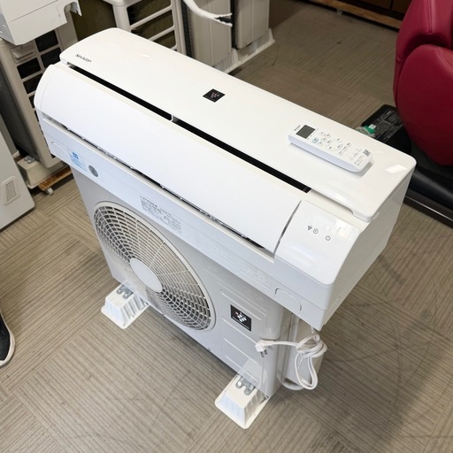 【超美品‼️】シャープ 2022年製 6畳用エアコン プラズマクラスター すこやかシャワー気流 100V/2.2kw