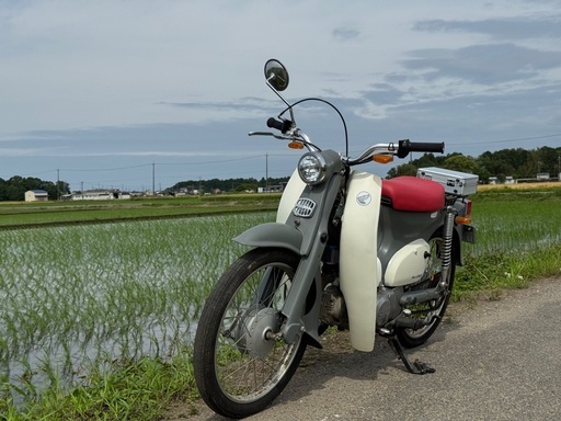 スーパーカブ50 c100風カスタム  カスタム途中現状渡し