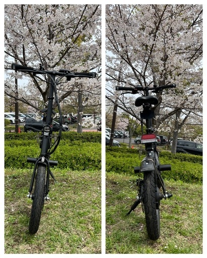 自賠責付き・電動バイク／電動自転車 ペダル無し　免許不要
