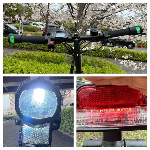 自賠責付き・電動バイク／電動自転車 ペダル無し　免許不要