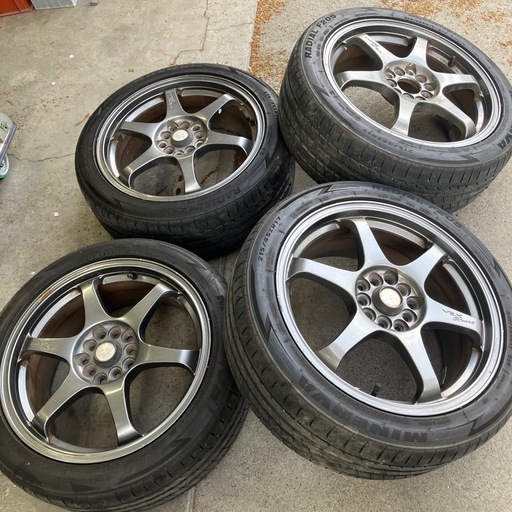 タイヤホイール　215/45ZR17 ステップワゴン　VEX SPORT
