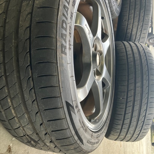 タイヤホイール　215/45ZR17 ステップワゴン　VEX SPORT
