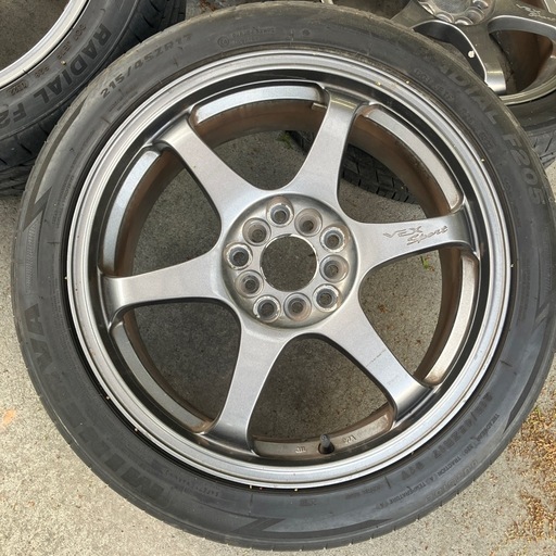 タイヤホイール　215/45ZR17 ステップワゴン　VEX SPORT