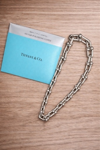 Tiffany & Co. ハードウェアシルバーネックレス