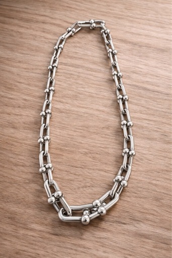 Tiffany & Co. ハードウェアシルバーネックレス