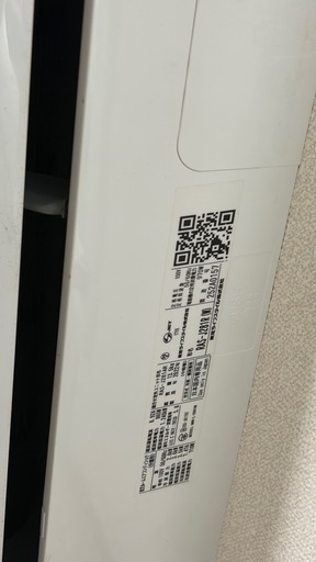 2022年製東芝エアコン+室外機