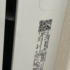 2022年製東芝エアコン+室外機の画像