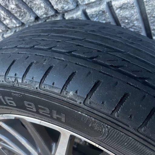 80系 ヴォクシー ノア 純正 16インチ アルミホイール タイヤ 4本セット 205/60R16