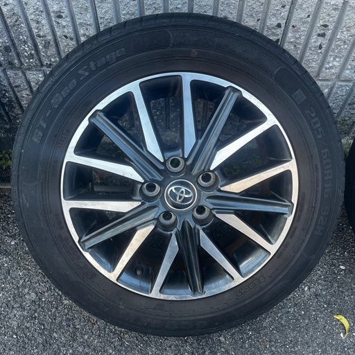 80系 ヴォクシー ノア 純正 16インチ アルミホイール タイヤ 4本セット 205/60R16