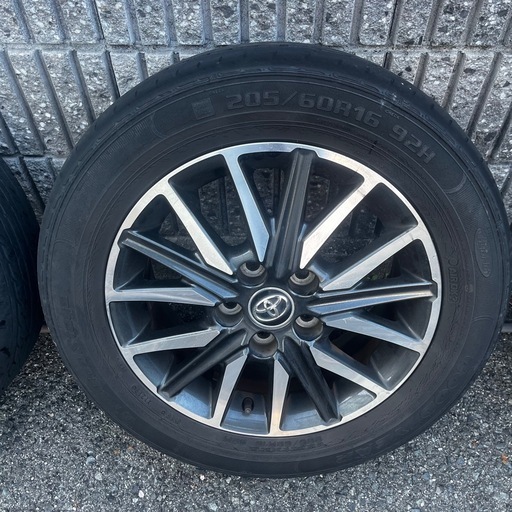 80系 ヴォクシー ノア 純正 16インチ アルミホイール タイヤ 4本セット 205/60R16