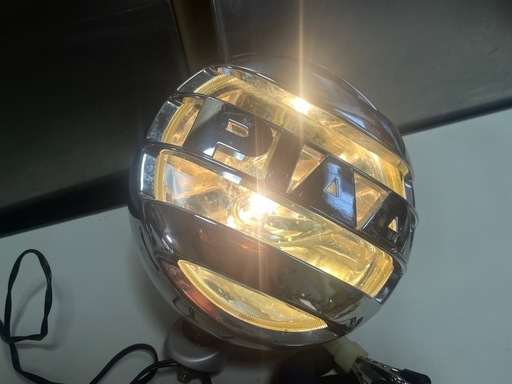 PIAA 丸型 メッキ フォグランプ 点灯確認済み 直径20cm 汎用フォグライト 旧車用 昔のパジェロで使っていたそうです！ 中古品 ④ PIAA 丸型 メッキ フォグランプ 点灯確認済み 直径20cm 汎用フォグ
