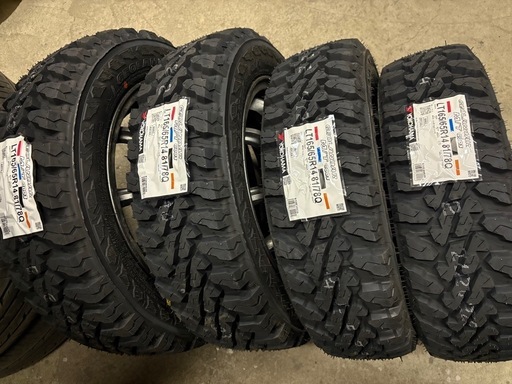 新品M/T YOKOHAMA ジオランダー G003 LT165/65R14 4本 上げトラ上げバン タンクルーミーハスラーなどに 山仕様