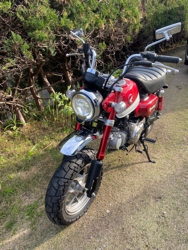 モンキー125  エンジン掛かります　書類鍵あります