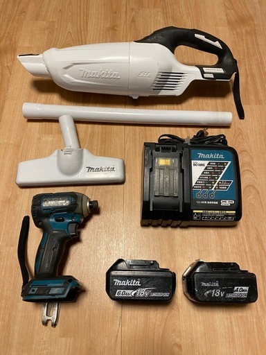 マキタ　インパクトTD170D　掃除機CL281FD 
※充電器不要なら更に1000円引き