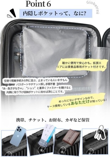 50【新品】キャリーケース　スーツケース　20インチ　機内持込可　軽量　旅行