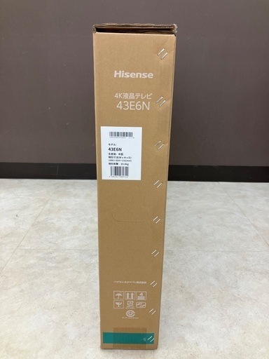 【トレファク足立扇】4K液晶テレビ Hisense 43E6N 未使用品 
