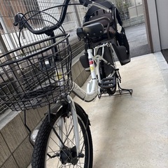 【cyma購入・美品】子供乗せ自転車 20
インチ（3段変速）低頻度・室内保管の画像