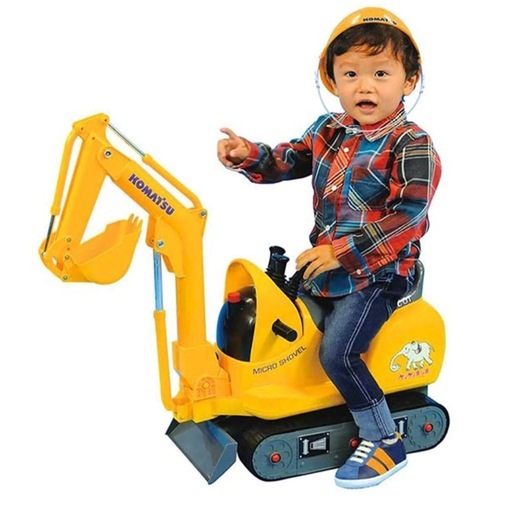 トイコー 乗用マイクロショベル コマツPC01 TOYCO【3歳〜】【乗用玩具 おもちゃ ショベルカー 男の子 コマツ】