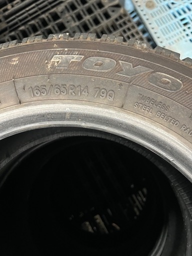 165/65R14, トーヨータイヤ,2020年,4本