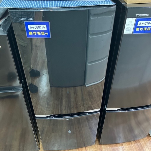 TOSHIBA 2ドア冷蔵庫 GR-P15BS