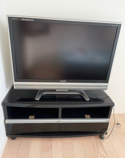 シャープ AQUOS LC-37ES50（37インチ）テレビ＋純正スタンドセット