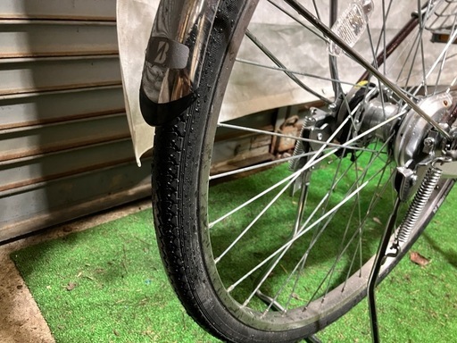 値下げしました！美品！！【ブリヂストン プロムナード/シティサイクル 26インチ オートライト/内装3段変速】そのままお乗り頂けます！