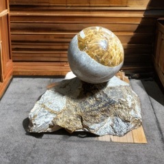丸玉 鑑賞 台座セット 風水 置物 パワーストーン インテリア モダン 玄関の画像