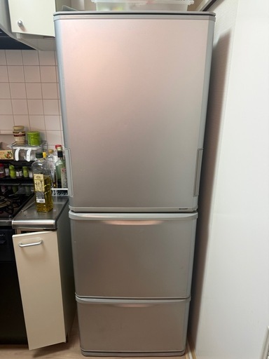 【美品】SHARP 冷蔵庫 350L（2018年製）引取限定・早い者勝ち