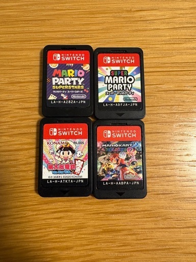 Switch ソフト まとめ売り （マリオパーティ、マリオカート） (ゆう 