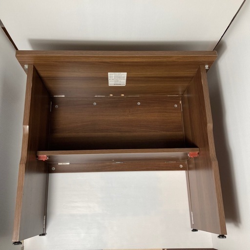 美品　山善　折りたたみデスク　木製